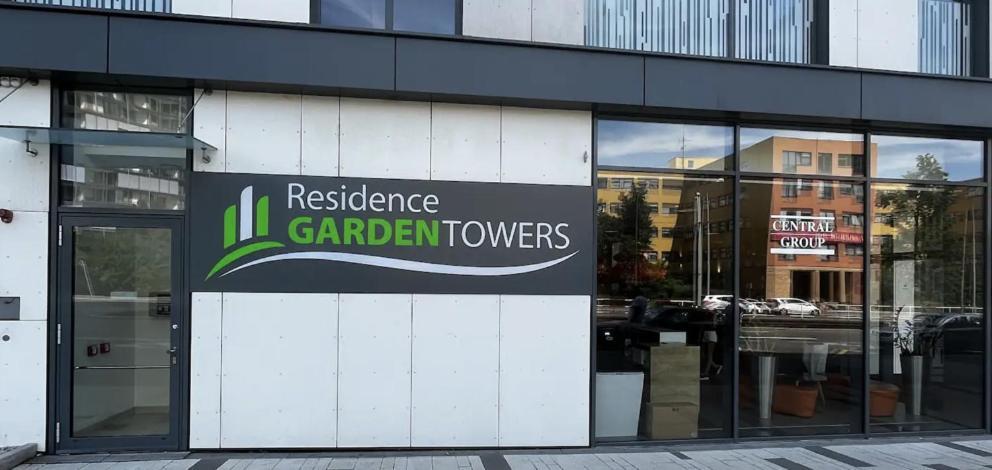 Residence Garden Tower - Parking Prag Exteriör bild